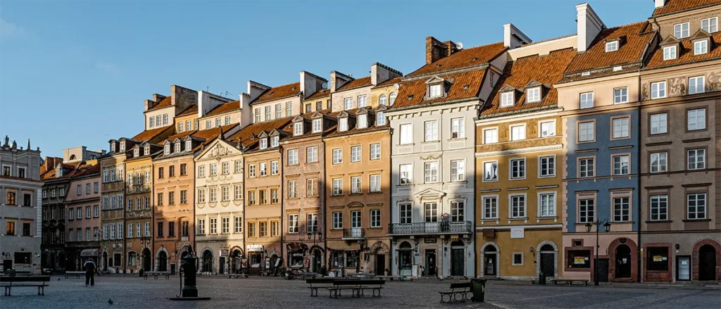 Marktplatz in der Altstadt von Warschau