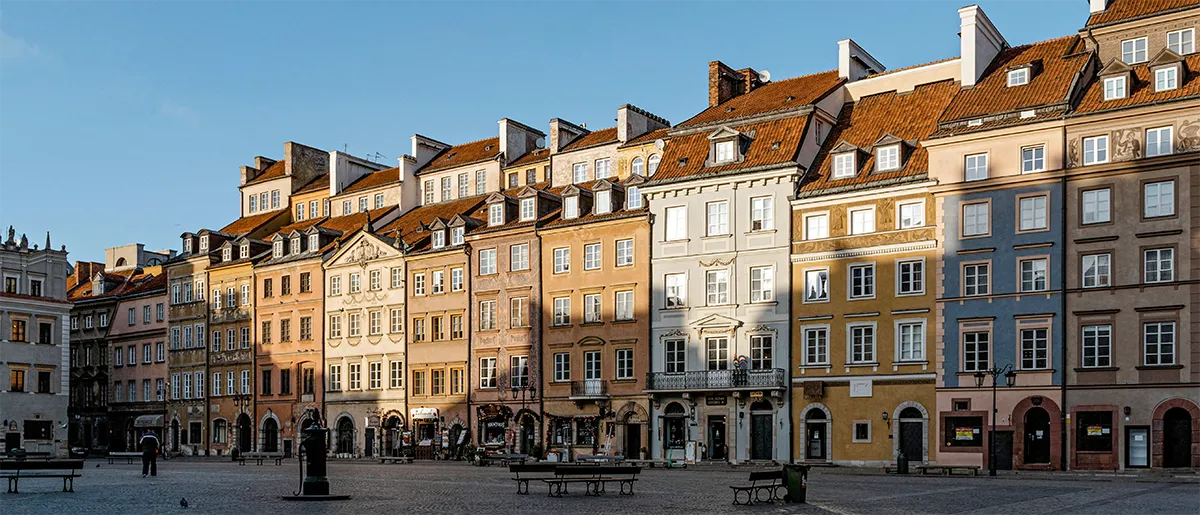 Marktplatz in der Altstadt von Warschau