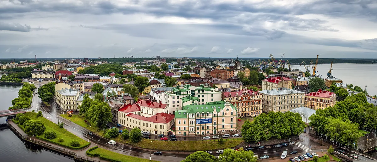 Stadtansicht von Wyborg