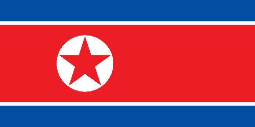 Flagge Nordkoreas